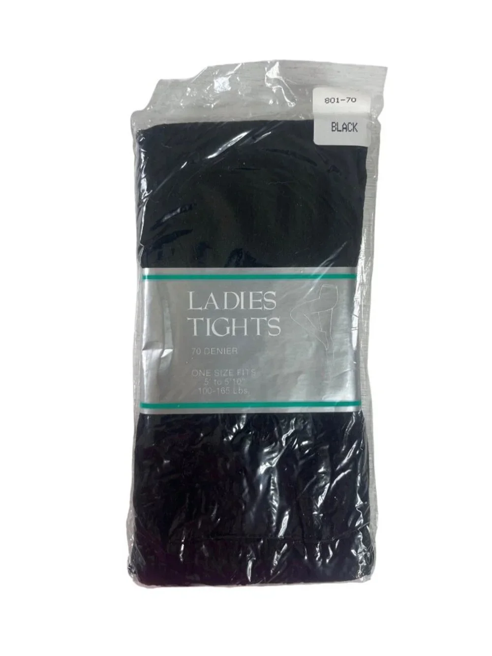 Ladies Black Tights 70 Denier One Size Fits 50